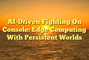 AI-Driven Fighting On Console: Edge Computing With Persistent Worlds