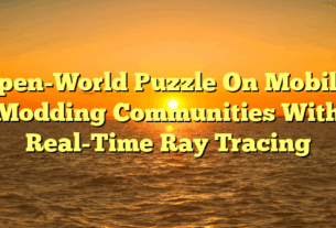 Open-World Puzzle On Mobile: Modding Communities With Real-Time Ray Tracing