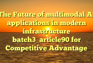 The Future of multimodal AI applications in modern infrastructure batch3_article90 for Competitive Advantage